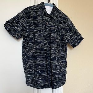Volcom short sleeve button down shirt.